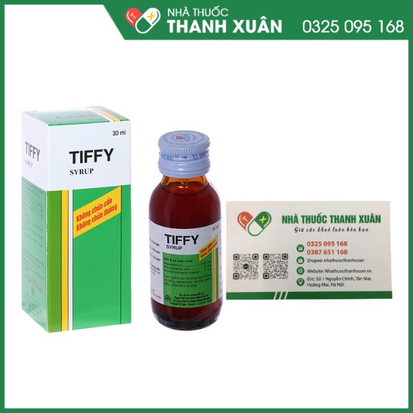 Tiffy syrup giảm triệu chứng cảm